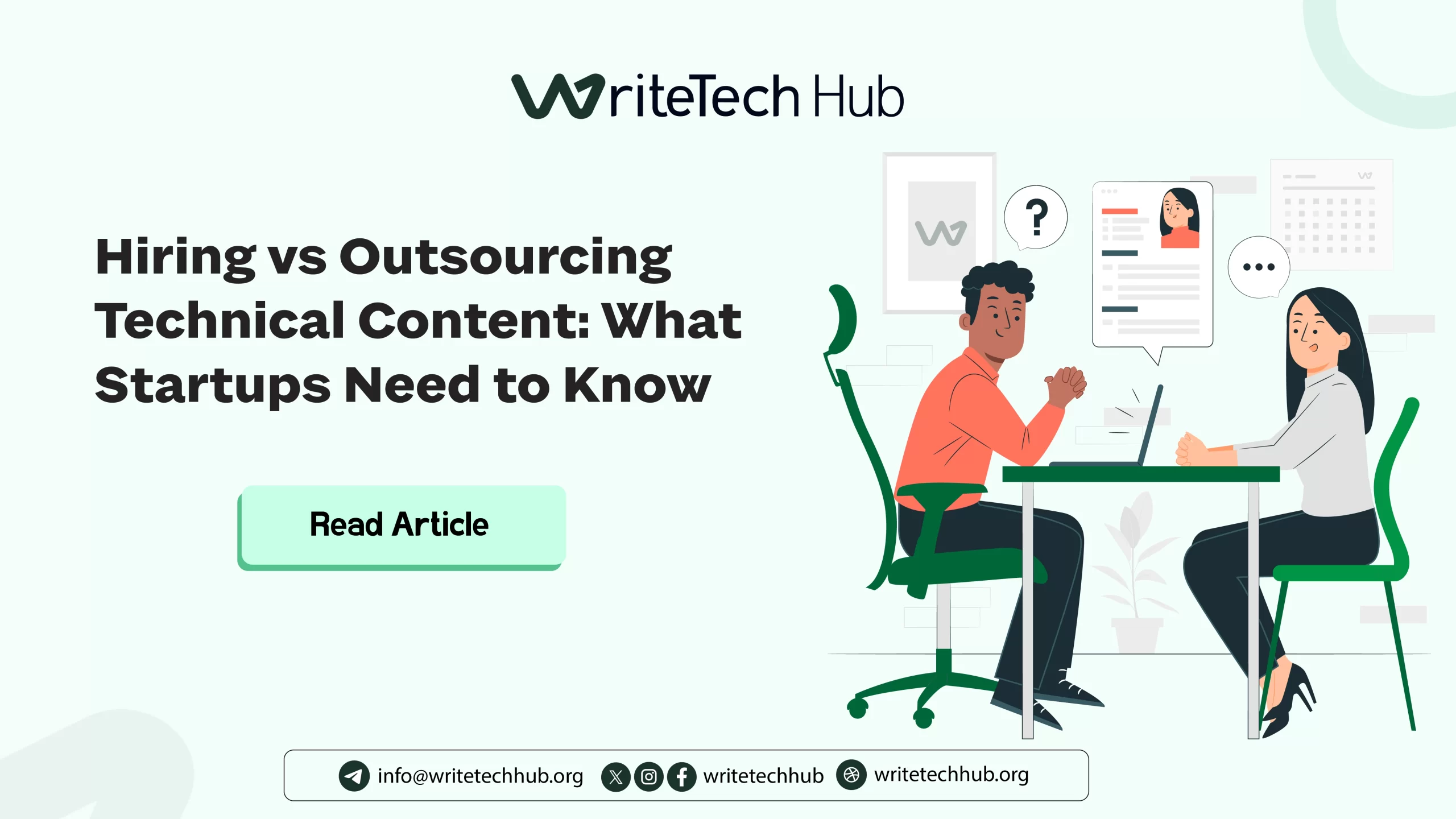 Hiring vs. Outsourcing Technical Content: What Startups Need to Know ...